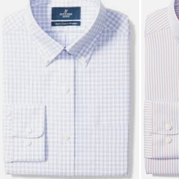 Buttoned Down Men's Gingham Plaid Dress Shirt Long Sleeve Amazon's Brand - Picture 6 of 12